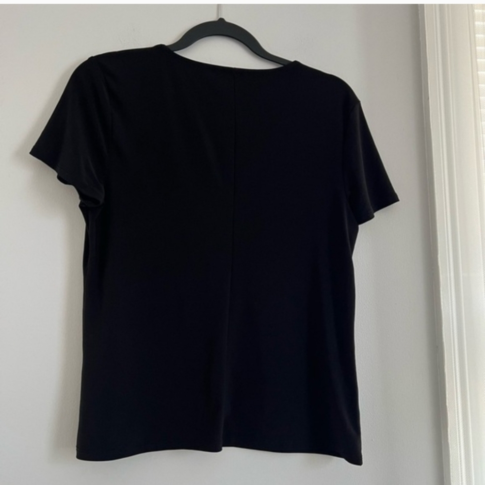 Nicole Miller Black Beaded/Embellished Women's Top - Picture 4 of 4